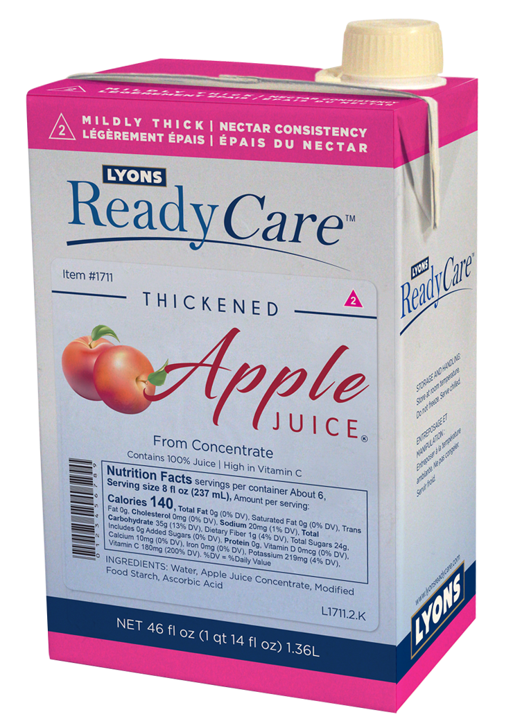 1711 Thickened Apple Juice  level 2 - mildly thick