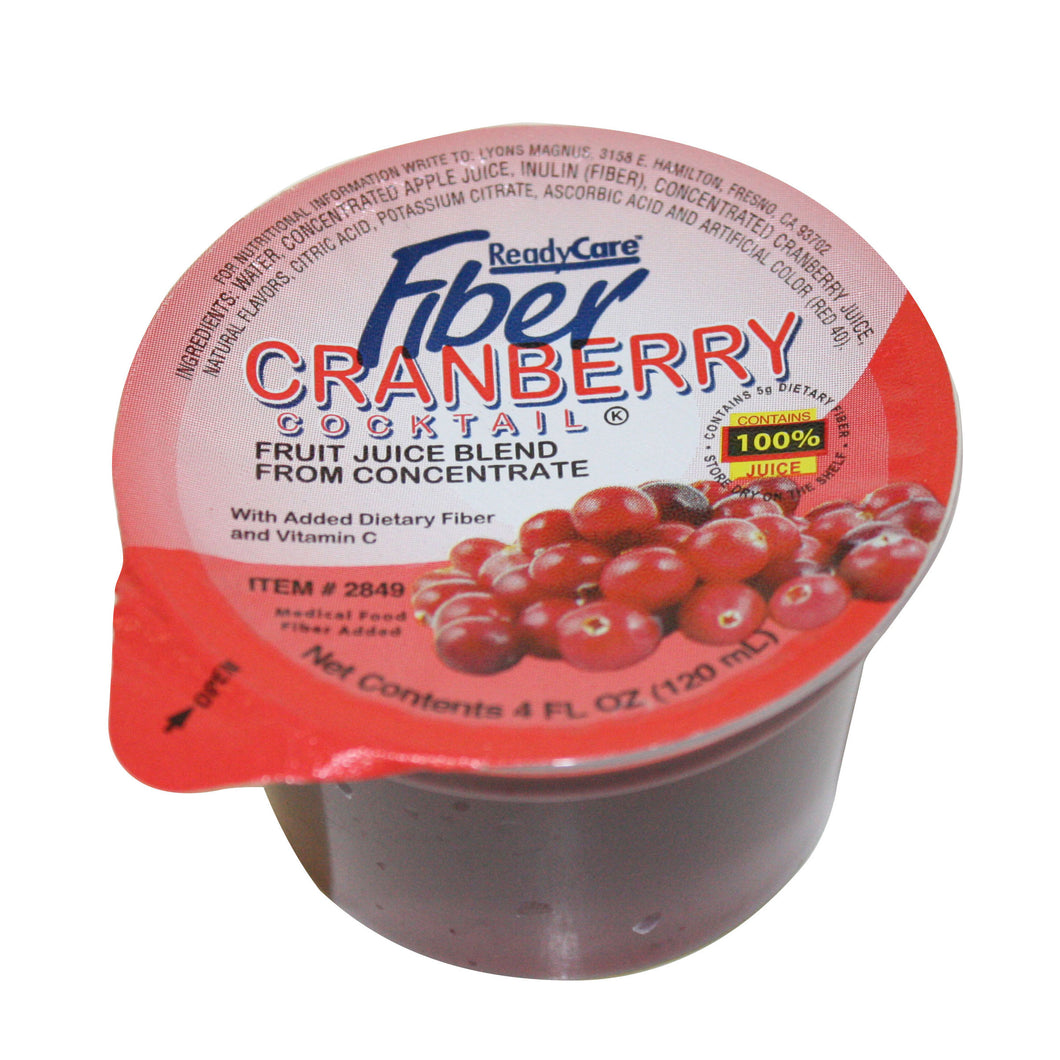 Cranberry cocktail with fiber 4 fl oz cup